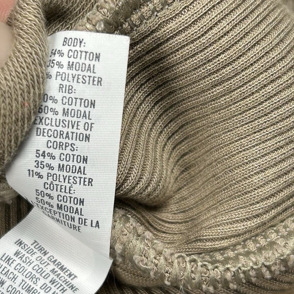 Aerie Chilled Out Sherpa Sweatshirt XS Beige Oversized Top Cozy Lounge - Picture 9 of 9